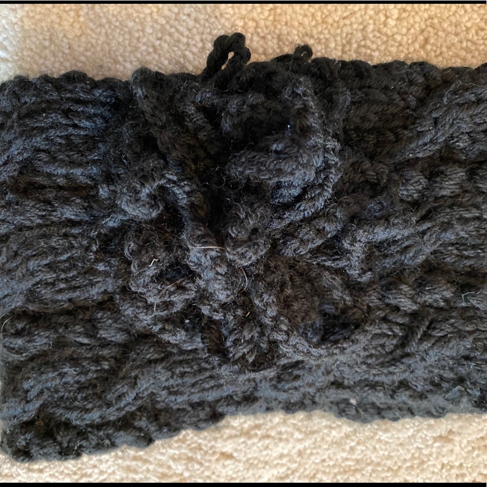 NEW Warm Stylish Head Wrap with Flowered Bow